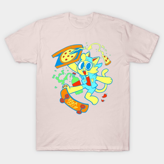 PIZZA CAT T-Shirt by Anaugi